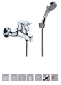 LUCCIO bateria wannowa ścienna 50-05