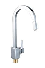 ZXC bateria zlewozmywakowa z wyciąganą wylewką 9833 CHROM